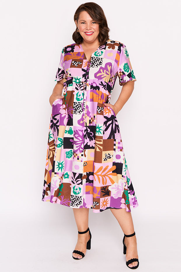 Mary Petal Parade Dress – Petal Parade midi dress