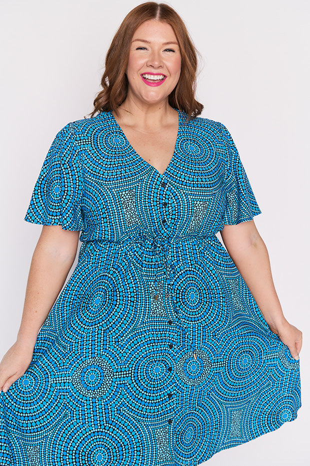 Jaz Plenty Of Water Dress – Plenty Of Water knee length dress