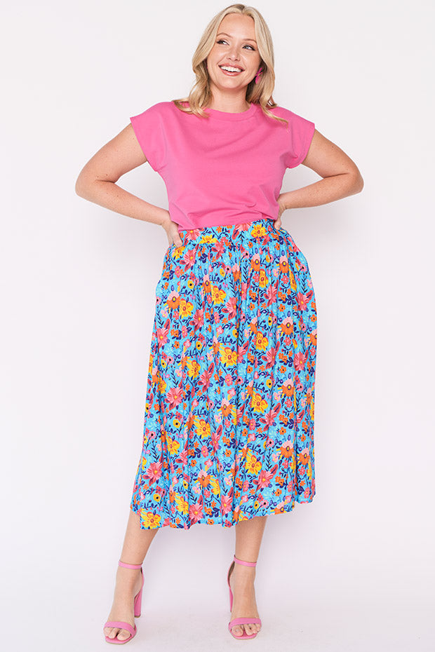 Simea Sky Garden Skirt – Sky Garden midi skirt