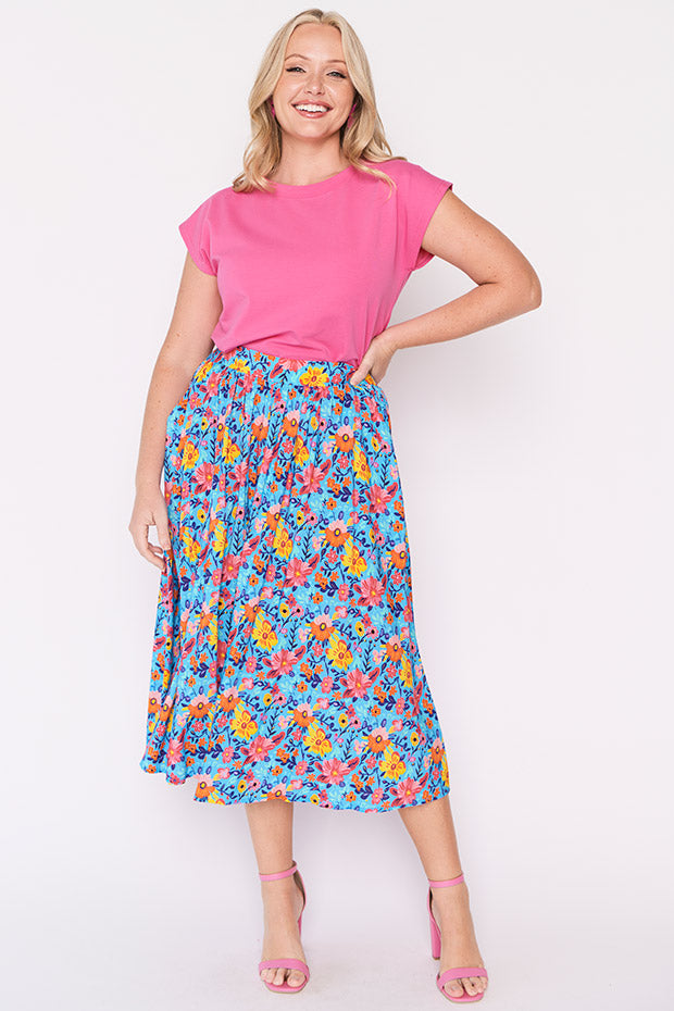 Simea Sky Garden Skirt – Sky Garden midi skirt
