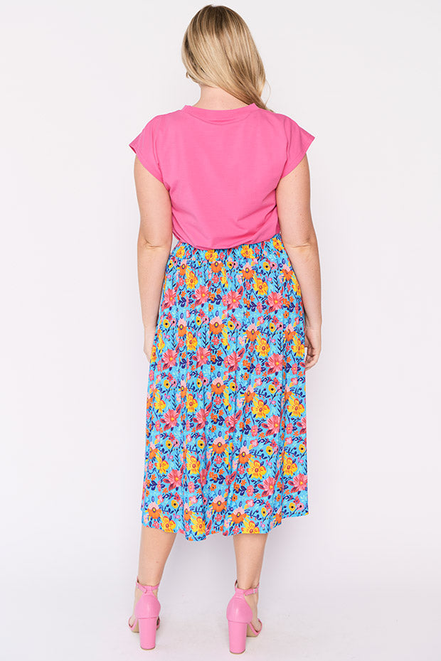 Simea Sky Garden Skirt – Sky Garden midi skirt