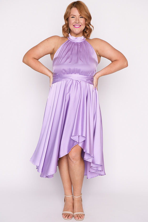Oceania Purple Rose Party Dress – Purple Rose midi dress