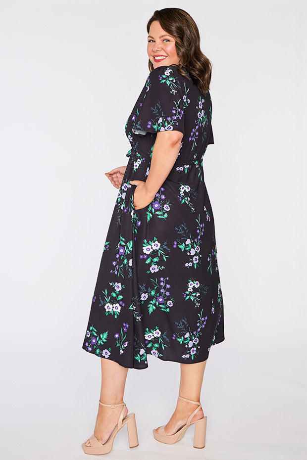 Marley Violet Night Dress – Violet Night midi dress