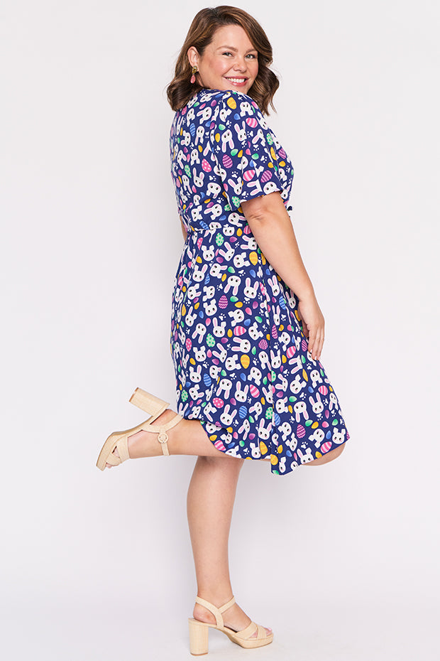 Jaz Bunny Trail Easter Dress – Bunny Trail Easter knee length dress