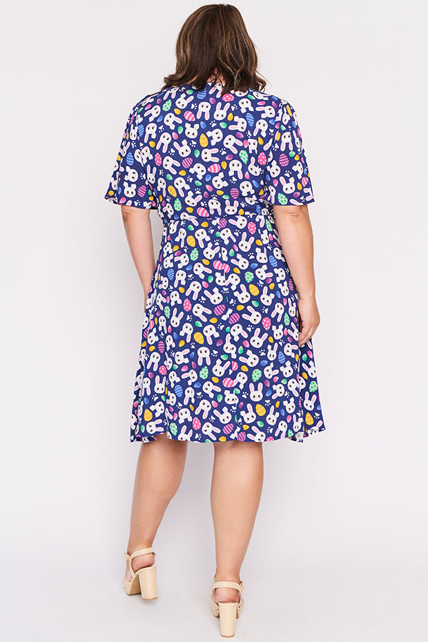 Jaz Bunny Trail Easter Dress – Bunny Trail Easter knee length dress
