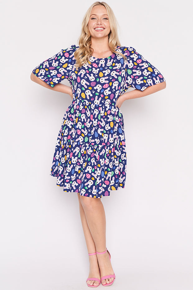 Izzie Bunny Trail Easter Dress – Bunny Trail Easter mini dress