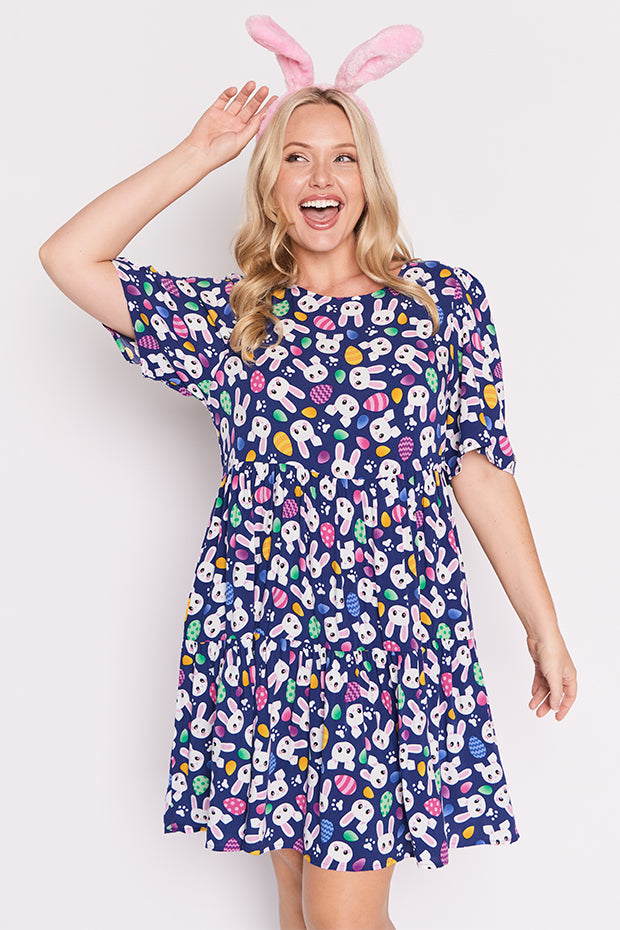 Izzie Bunny Trail Easter Dress – Bunny Trail Easter mini dress