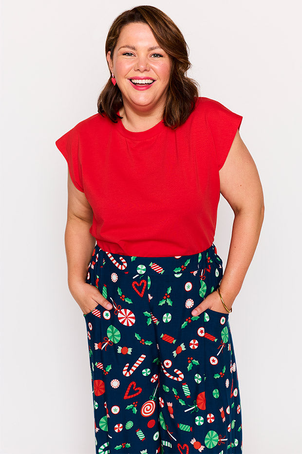 Xane Candy Crush Christmas Pant