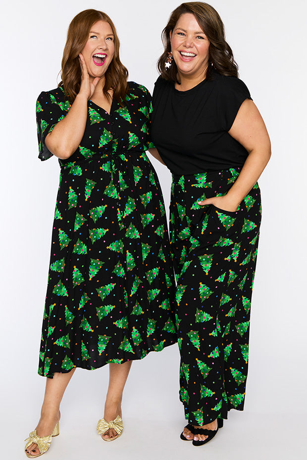 Xane Christmas Tree Pant – Christmas Tree wide leg pants