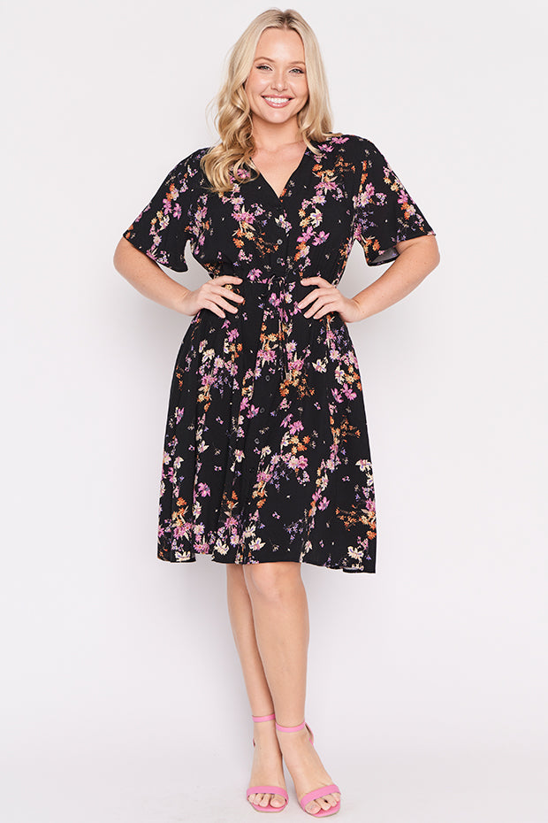 Jaz Sunset Shadow Dress โ Sunset Shadow knee length dress