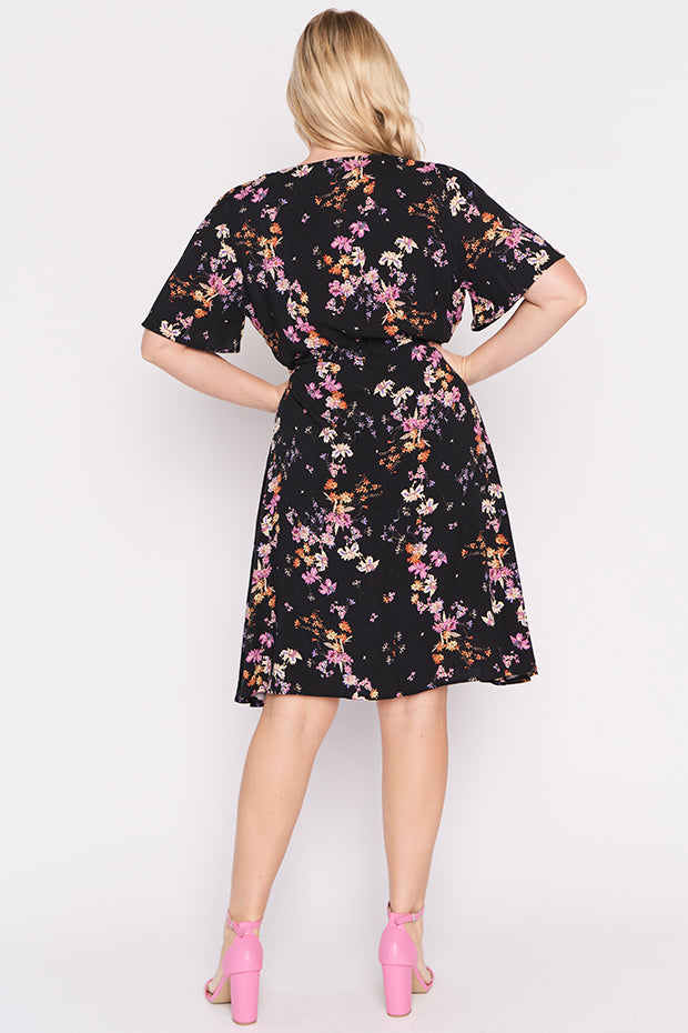 Jaz Sunset Shadow Dress โ Sunset Shadow knee length dress