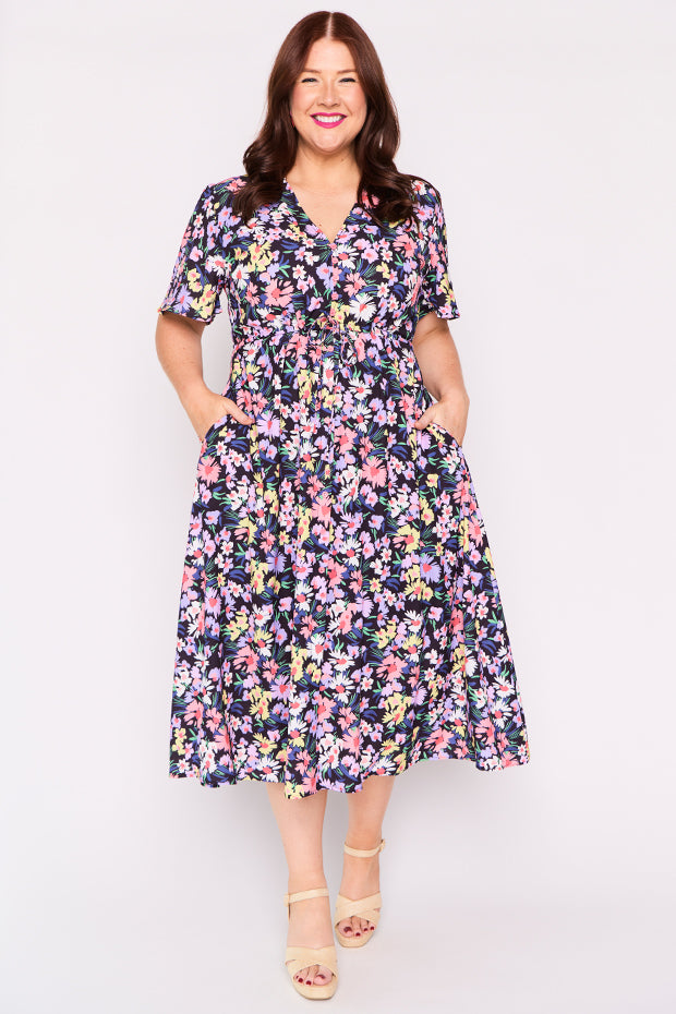 Marley Sorbet Garden Dress โ Sorbet Garden midi dress