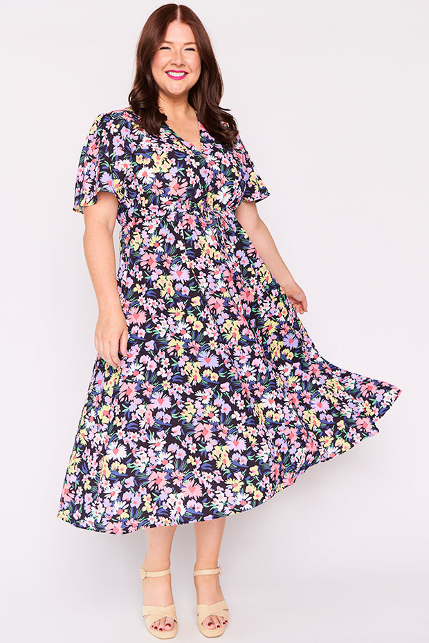 Marley Sorbet Garden Dress โ Sorbet Garden midi dress