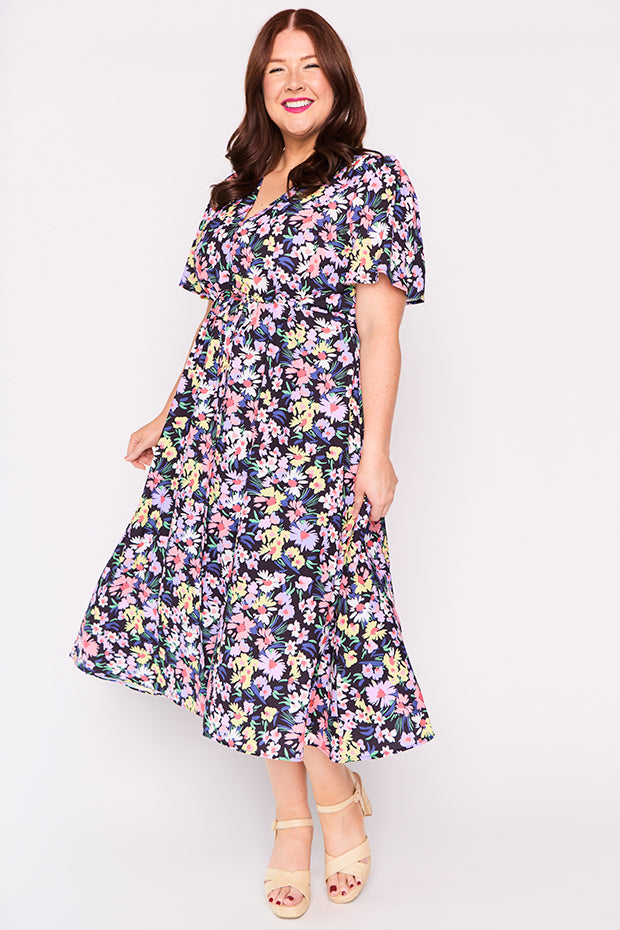 Marley Sorbet Garden Dress – Sorbet Garden midi dress