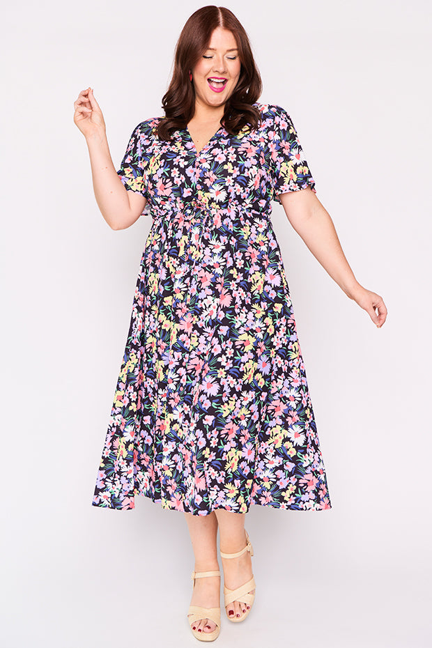 Marley Sorbet Garden Dress โ Sorbet Garden midi dress