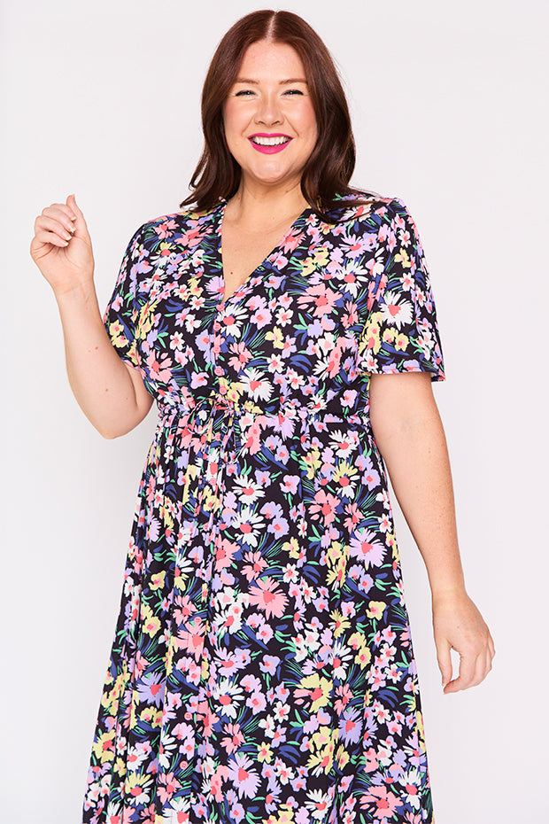 Marley Sorbet Garden Dress โ Sorbet Garden midi dress