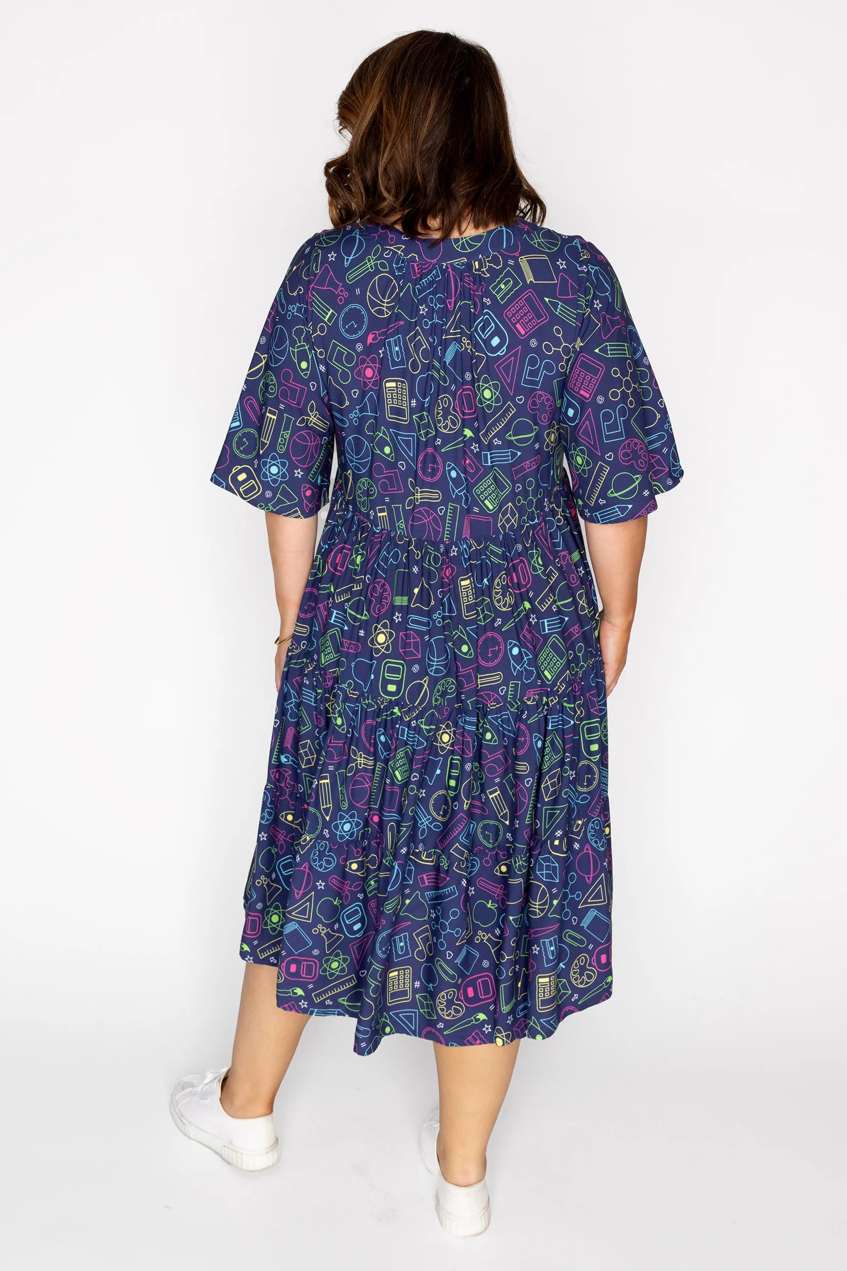 Chrissie Back To School Dress โ Back To School midi dress