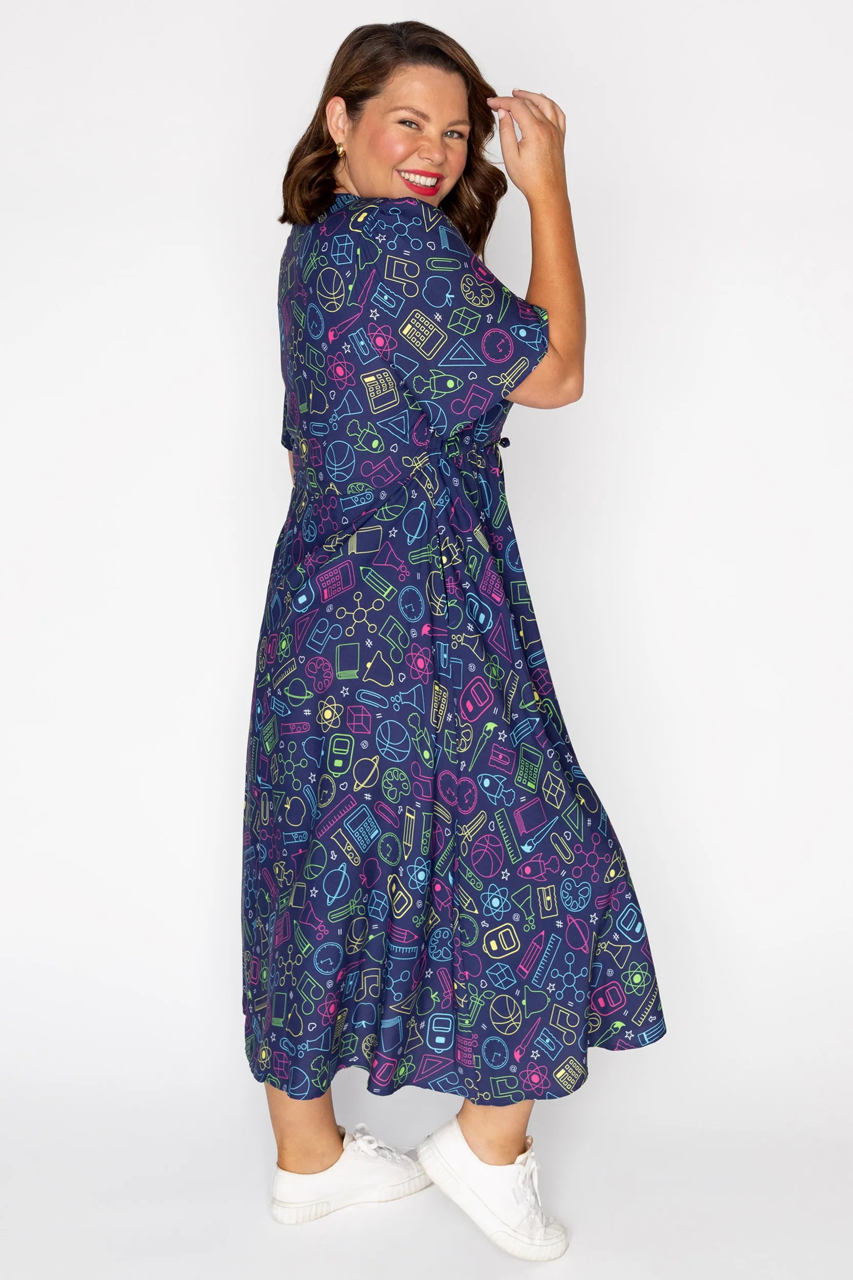 Michelle Back To School Dress โ Back To School midi dress