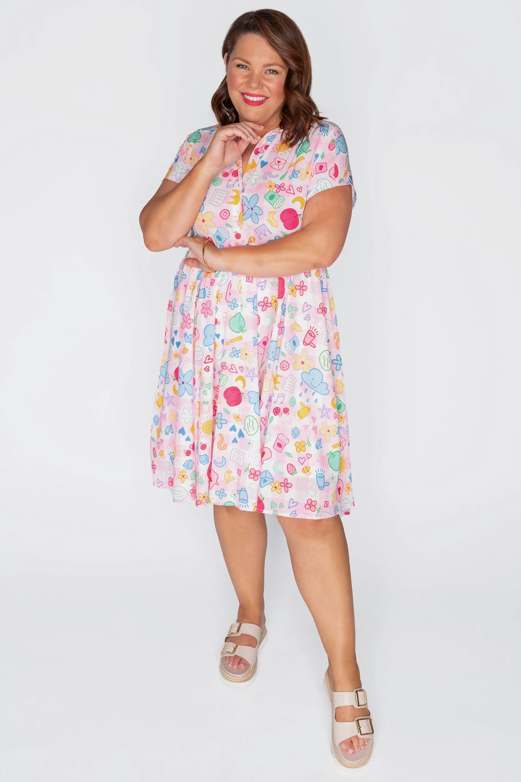 Frankie Bright Minds Dress โ Bright Minds shirt dress