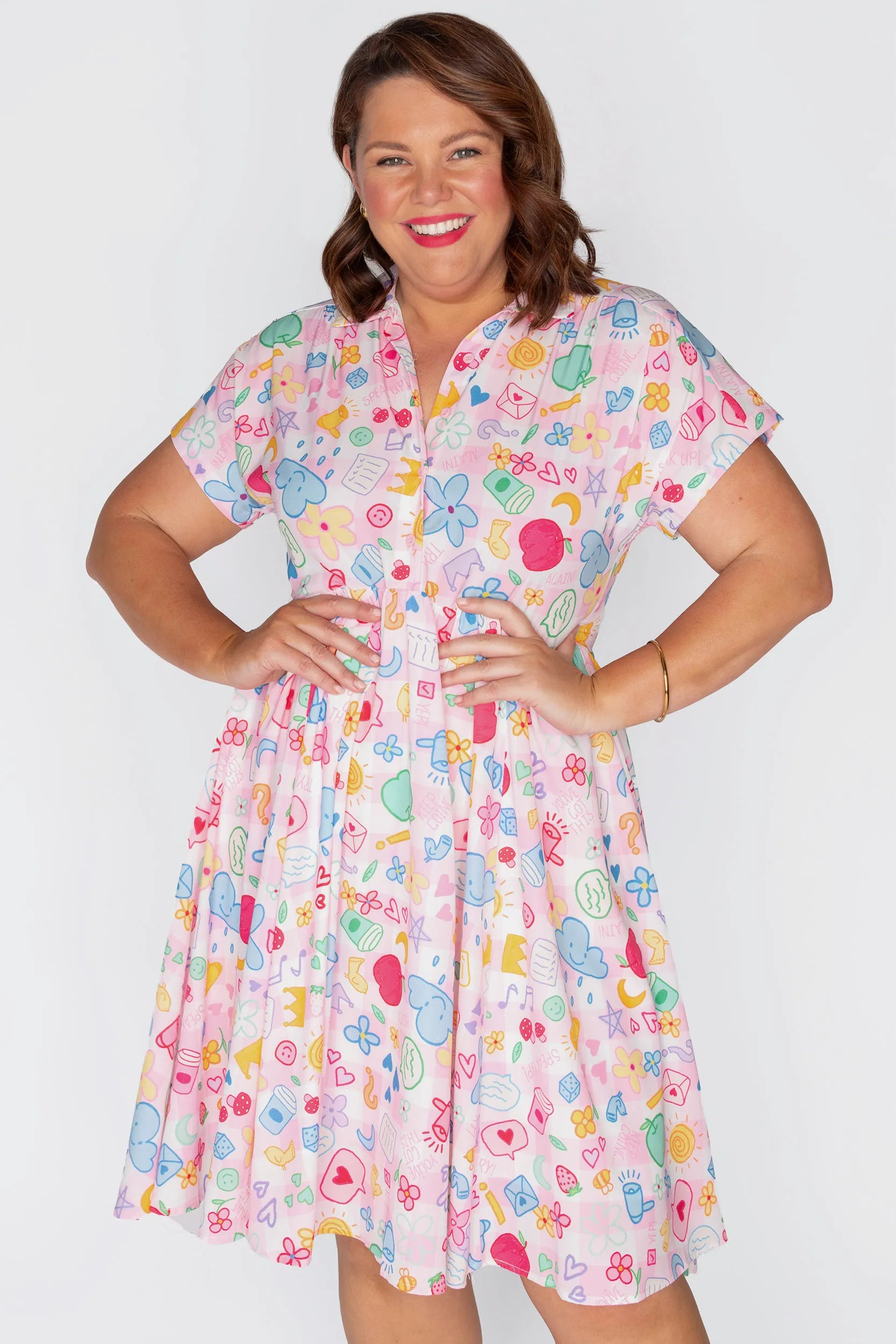 Frankie Bright Minds Dress โ Bright Minds shirt dress