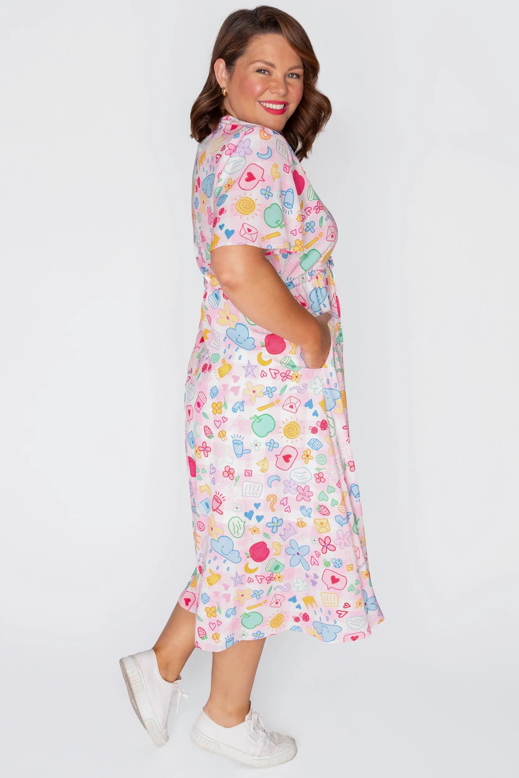 Marley Bright Minds Dress – Bright Minds midi dress