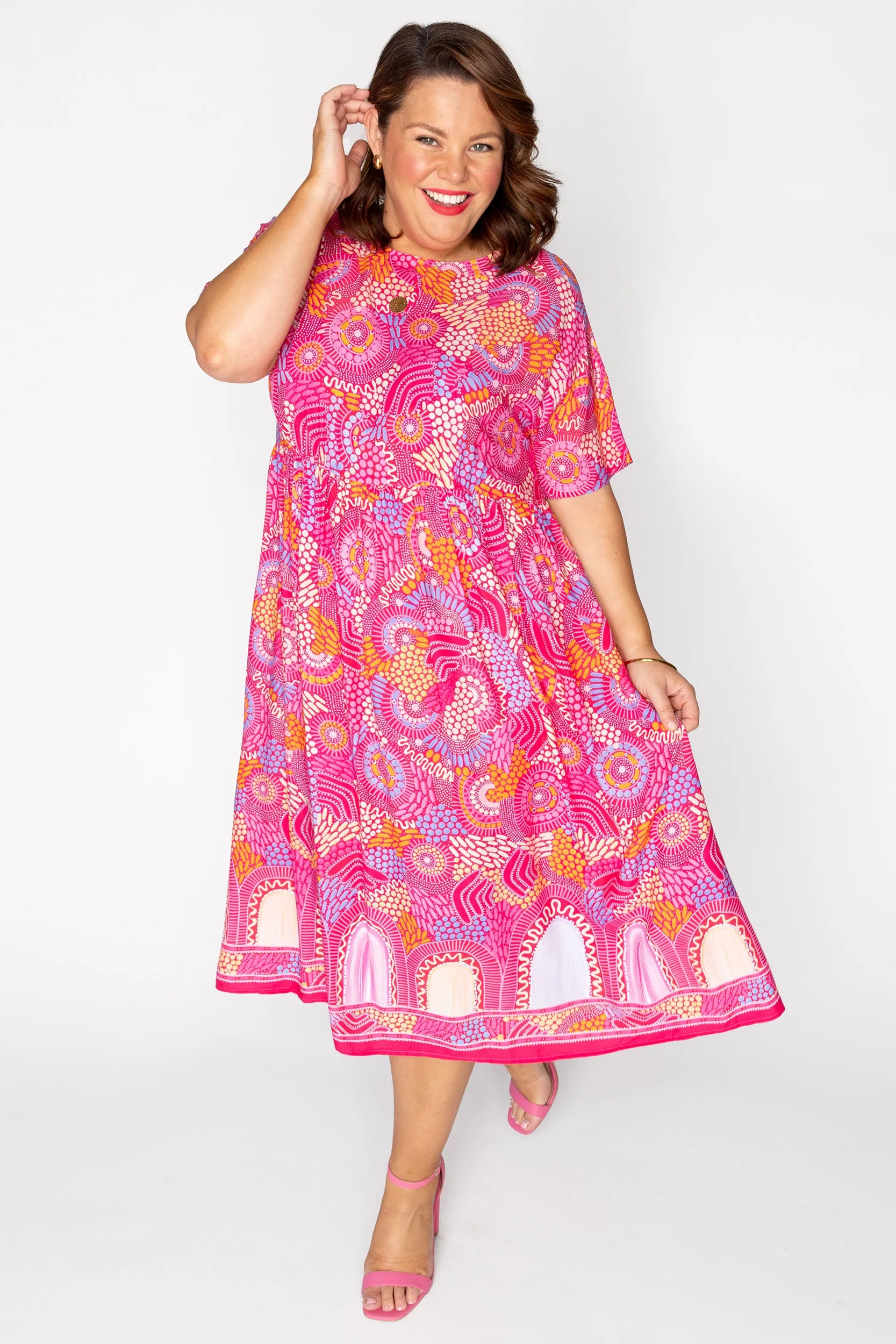 Starlet Side By Side Dress – Side By Side midi dress