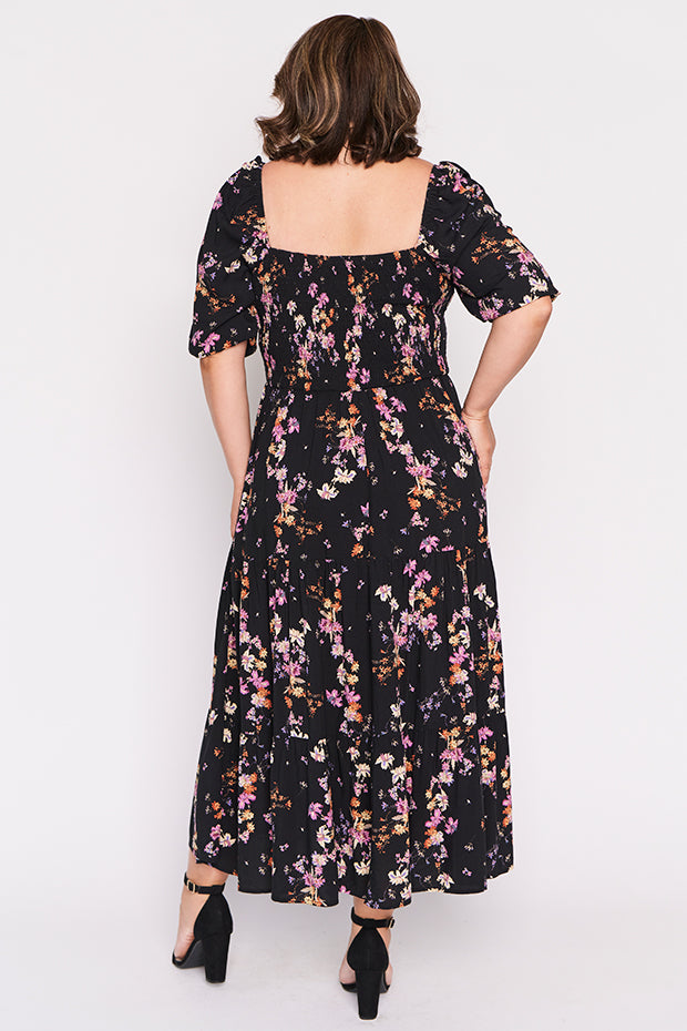 Colette Sunset Shadow Dress โ Sunset Shadow maxi dress