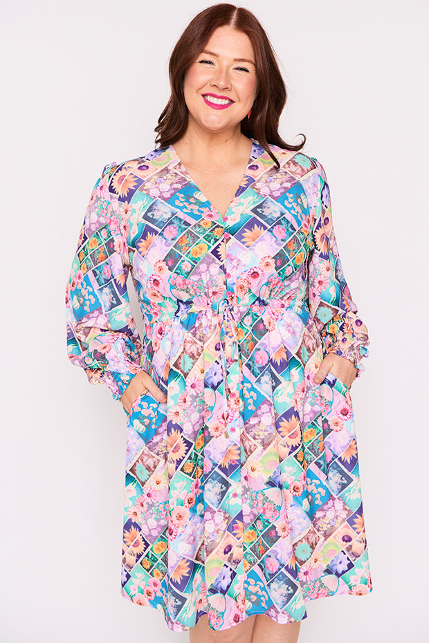 Sofia Petal Portraits Dress – Petal Portraits knee length dress