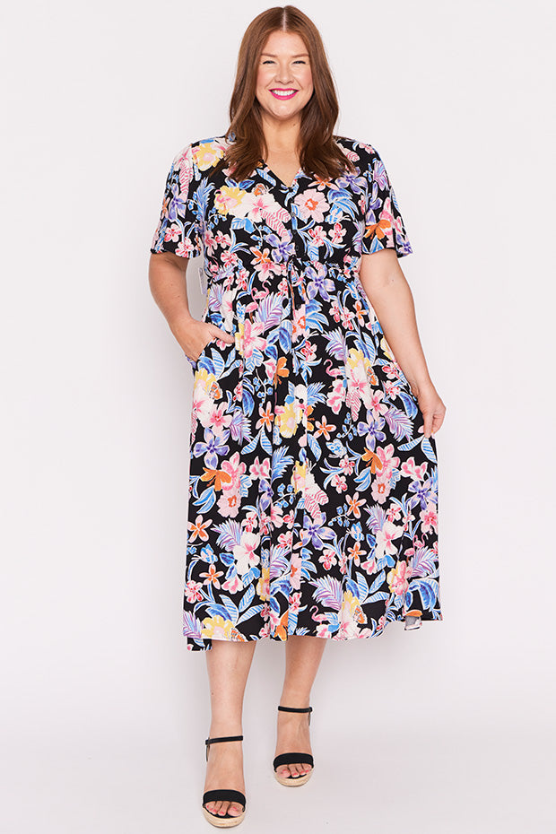 Michelle Playful Paradise Dress – Playful Paradise midi dress