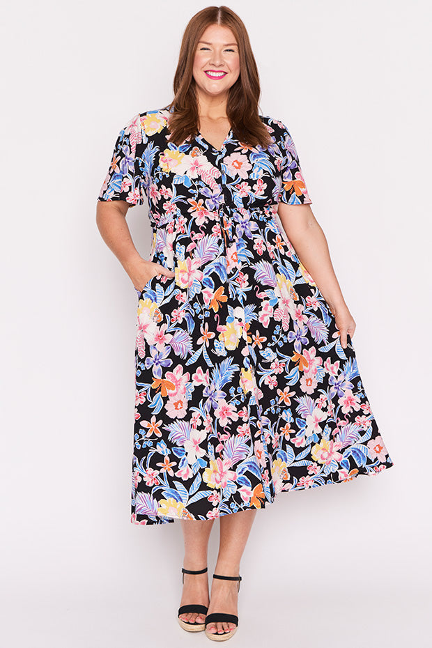 Michelle Playful Paradise Dress – Playful Paradise midi dress