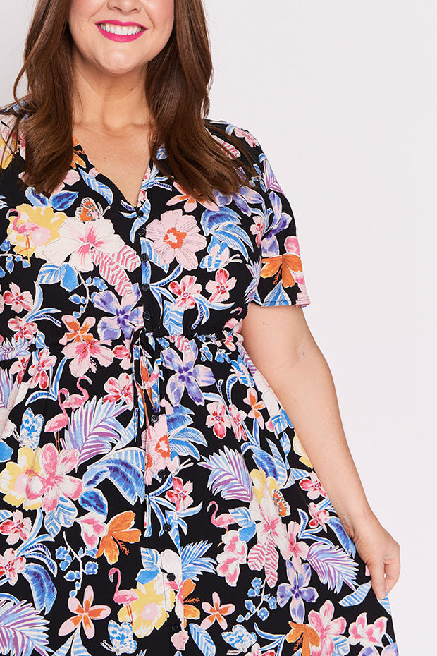 Michelle Playful Paradise Dress – Playful Paradise midi dress