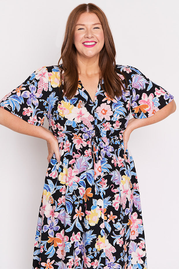 Michelle Playful Paradise Dress – Playful Paradise midi dress