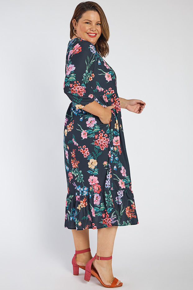 React Cherry Blossom & Friends Dress – Cherry Blossom & Friends midi dress