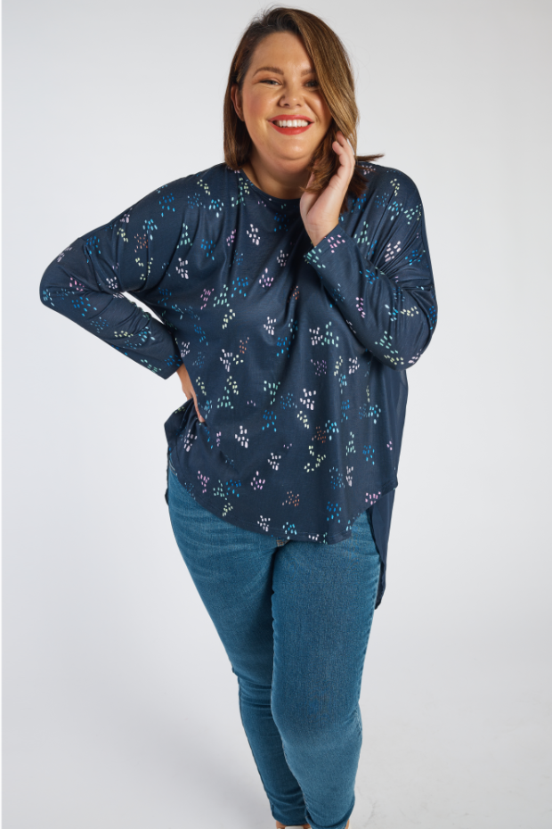 Kira City Lights Top – City Lights loose top