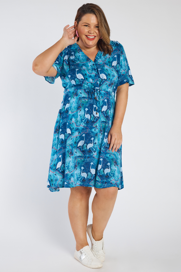 Jaz Night Sky Dress – Night Sky knee length dress