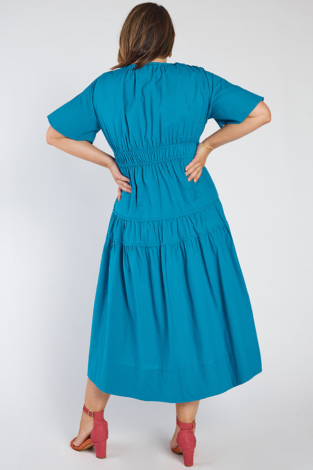 Kassidy Cobalt Dress – Cobalt midi dress