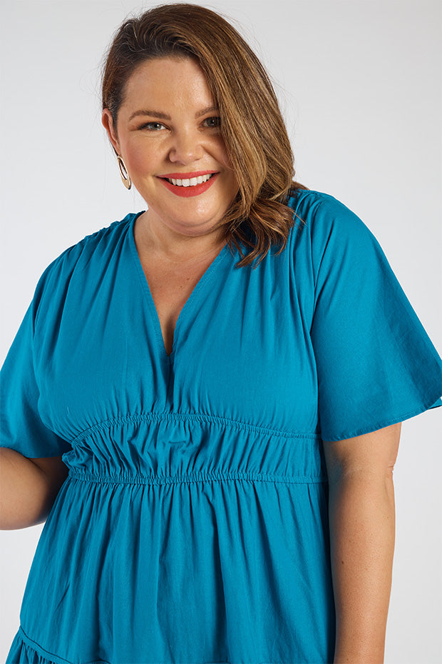 Kassidy Cobalt Dress – Cobalt midi dress