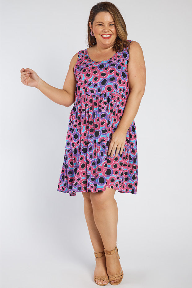 Dove Lilly Pilly Sleeveless Dress – Lilly Pilly knee length dress