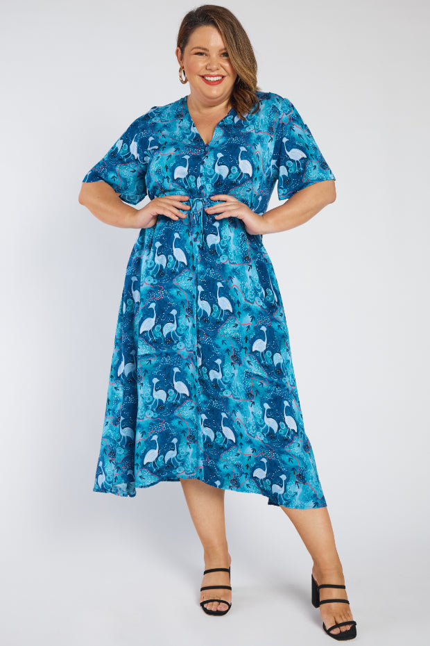 Michelle Night Sky Dress – Night Sky midi dress