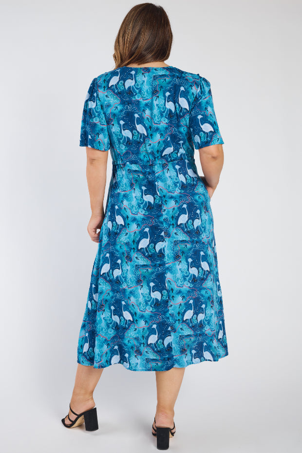 Michelle Night Sky Dress – Night Sky midi dress