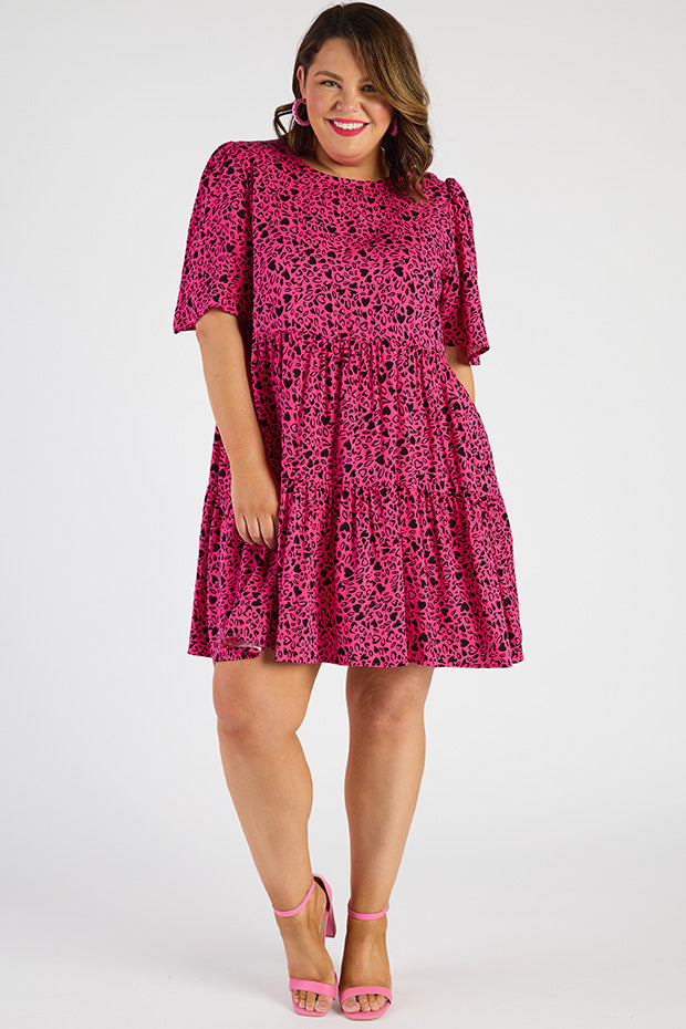 Izzie Animal Hearts Dress – Animal Hearts mini dress