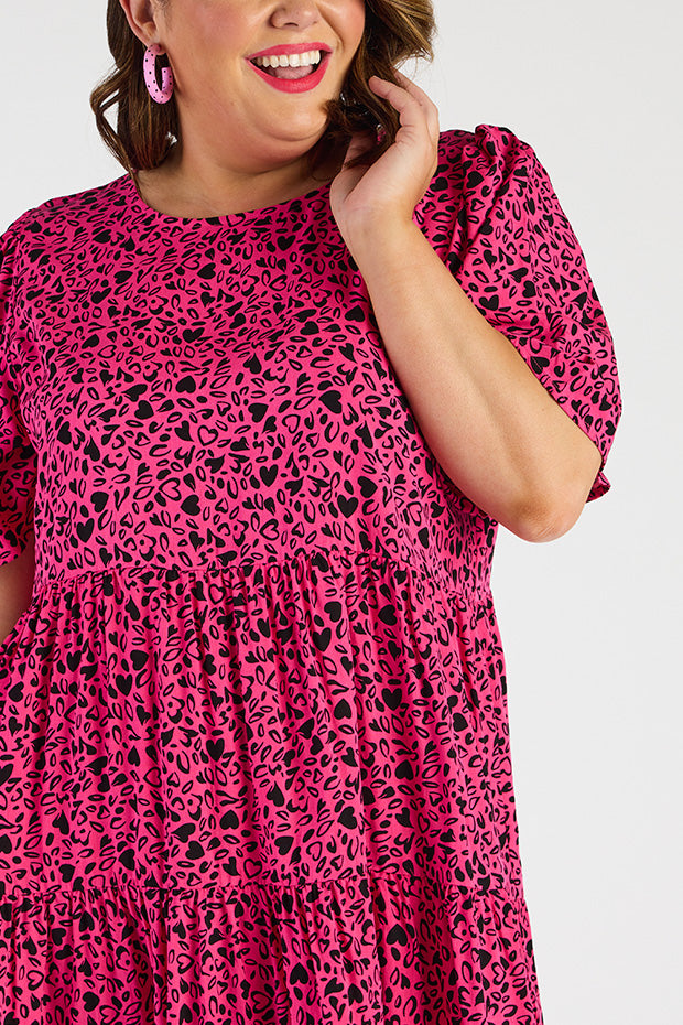 Izzie Animal Hearts Dress – Animal Hearts mini dress