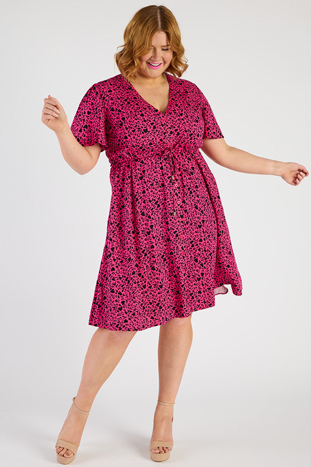 Jaz Animal Hearts Dress – Animal Hearts knee length dress