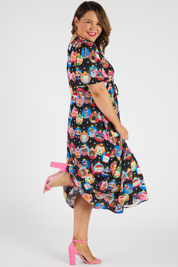 Marley Bauble Christmas Dress – Bauble Christmas midi dress