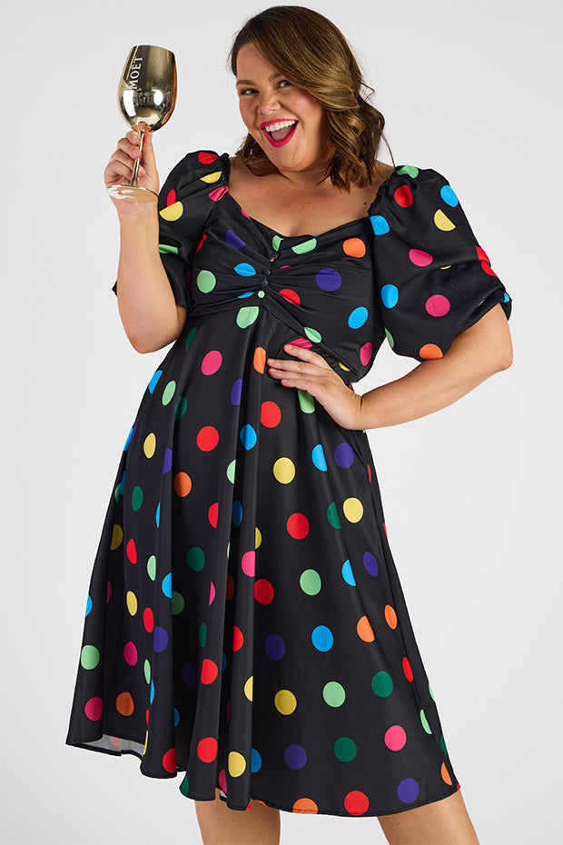 Demi Circus Lights Dress – Circus Lights midi dress