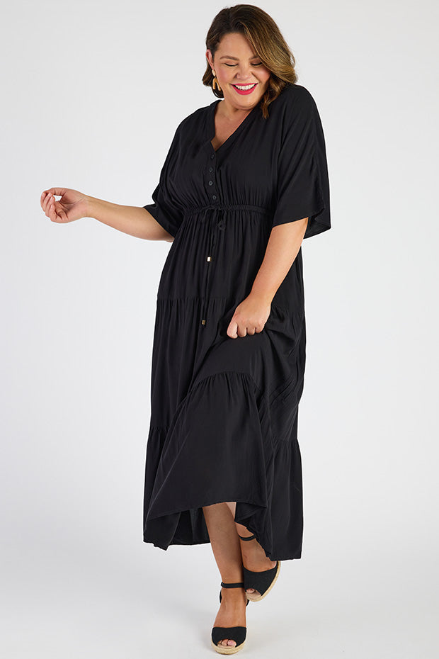 Maddie Black Dress – Black maxi dress