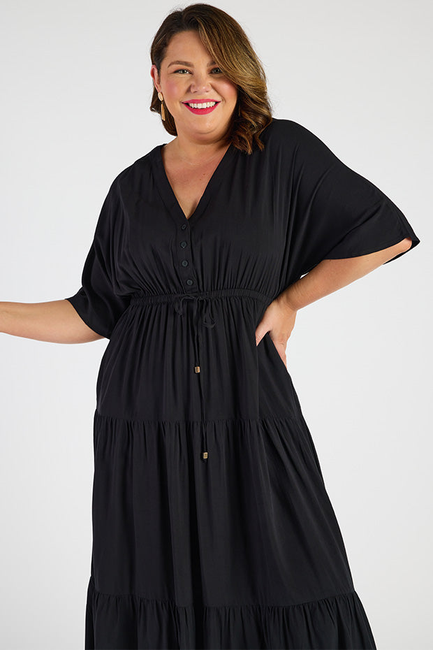 Maddie Black Dress – Black maxi dress