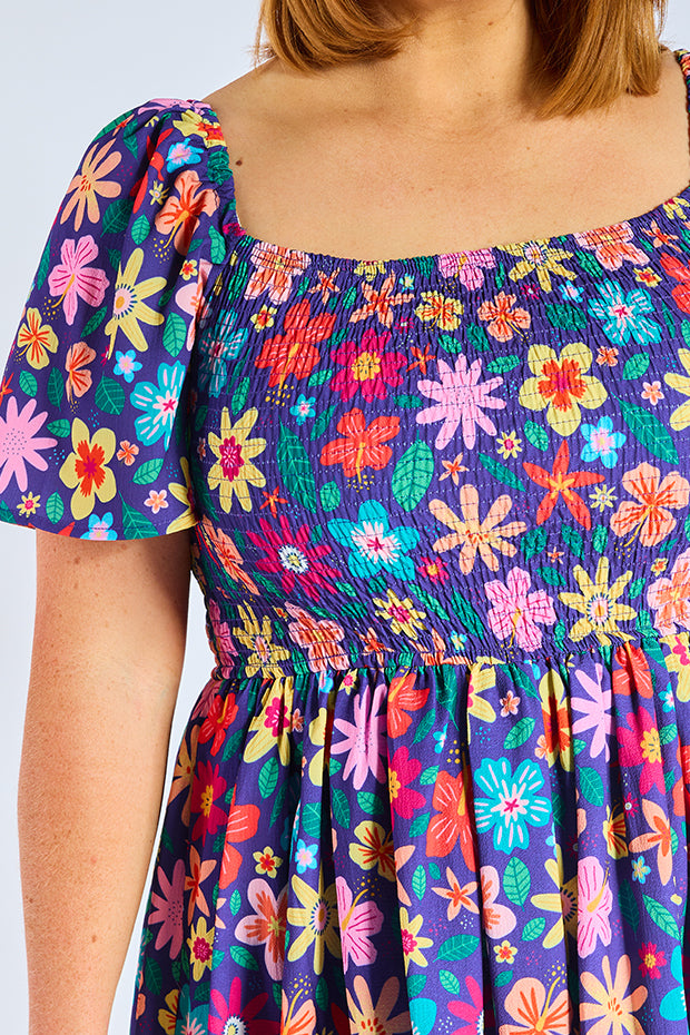 Katarina Ashy Dress – Ashy knee length dress