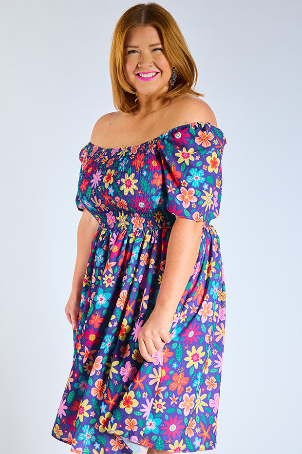 Katarina Ashy Dress – Ashy knee length dress