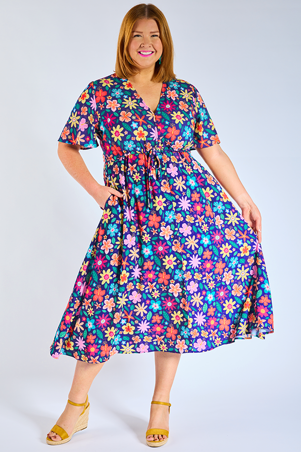 Marley Ashy Dress – Ashy midi dress